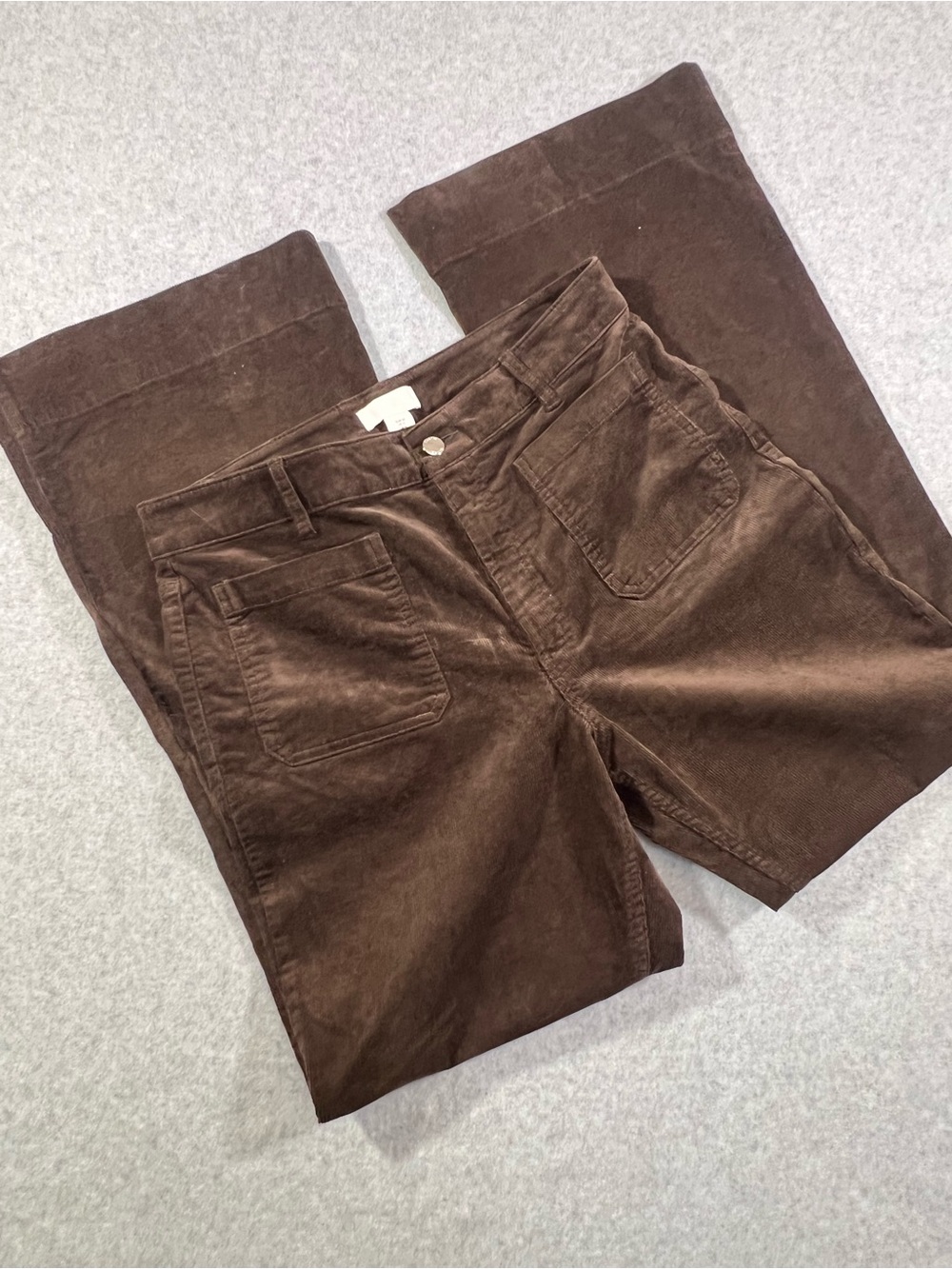 H&M Classic Women’s Corduroy Pants - Brown